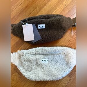 Two Wilo the Brand Sherpa Crossbody Bags